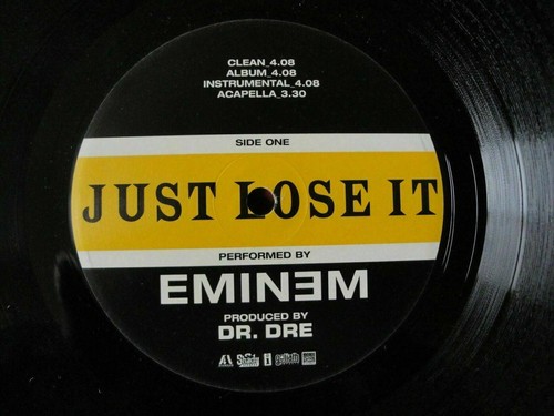 EMINEM "JUST LOSE IT" VINYL 12" SINGLE 2004 AFTERMATH RECORD EX - Foto 3 di 4