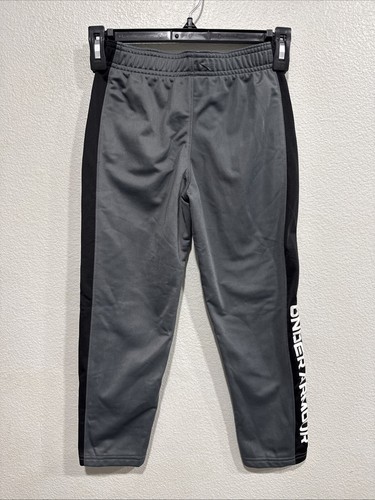 Under Armour Pants Boys Size 6 Youth Loose Fit Gray Pants NWT UA 19 in Inseam