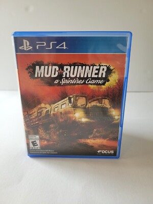 Spintires Mudrunner Video Game for PlayStation 4 Disc Is UNTESTED AND USED.