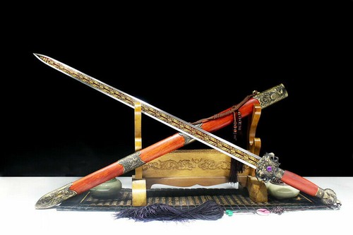 Chinese KungFu Dao Sword Sharp WuShu/TaiChi Han Tang Saber Phoenix Battle Jian - Picture 5 of 10