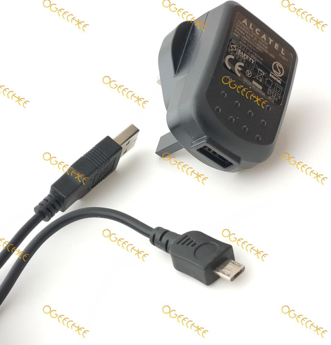 Genuine Alcatel Idol 4s Pop 4 Idol 3C Flash Plus 550mA Micro USB Mains Charger - Picture 3 of 3