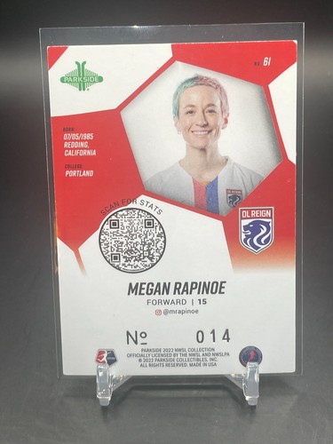 2022 NWSL Parkside Shimmer Foil #/100 SP Parallels *You Pick List"!!!! - Picture 39 of 129