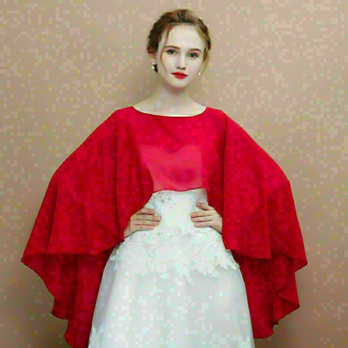 Summer Bridal Bridesmaid Wedding Party Pullover Chiffon Shawl Wraps Solid Color - Picture 18 of 22
