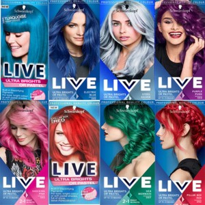 Ultra Brights Oder Pastell Live Colour Hair Dye Von Schwarzkopf Semi Permanent 2in1 Ebay