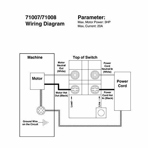 Single Phase 35 Amps On/Off Switch 110/220V , Part No 71008 - Picture 3 of 4