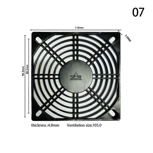 Fan Dustproof Case Guard Grill Protector Cover for PC Computer Fans Filter NEW - Afbeelding 13 van 35