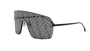 Fendi Sunglasses First Crystal FE4121US 02A 00-0, Black, Brand New With Tags