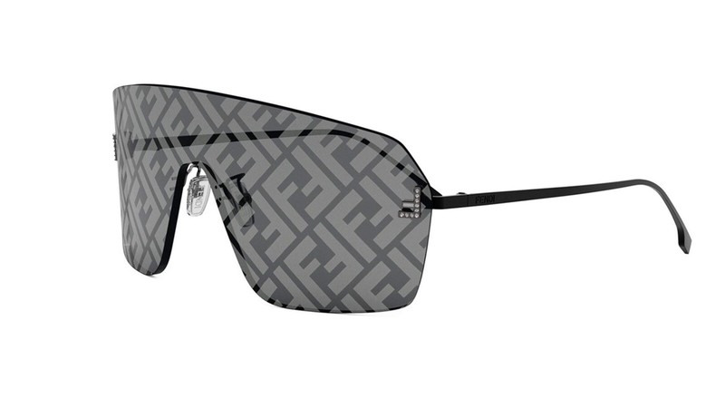Fendi Sunglasses First Crystal FE4121US 02A 00-0, Black, Brand New With Tags