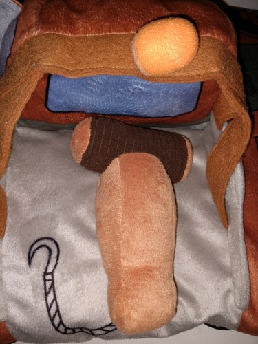 Disney Pixar 'Cars 2' Mater Tow Truck Soft Stuffed Plush Pillow/Truck 14x18 - Picture 4 of 12
