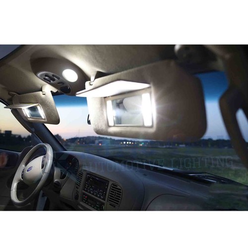 4pcs White 9-SMD 30mm 6641 LED Bulbs For Car Vanity Mirror Lights Sun Visor Lamp - Picture 6 of 8