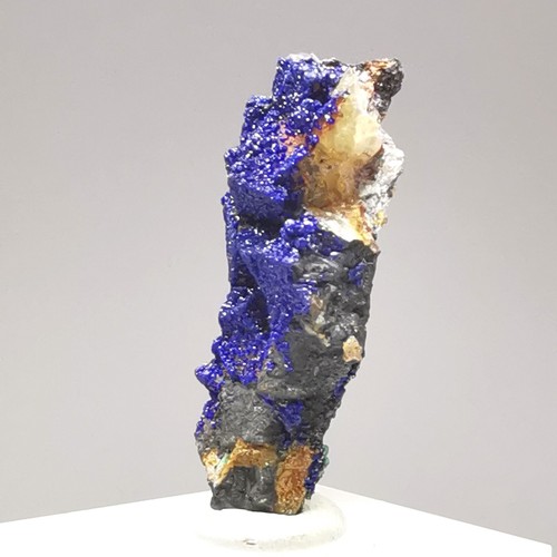 6,04 g RARA Azurita sobre Fluorita / Aouli, Marruecos / Espécimen Mineral Cristal Áspero - Imagen 10 de 15
