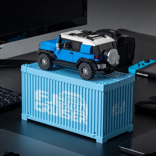 622 Teile Toyota FJ40 Geländewagen Bausteine Retro Auto Modell Steine