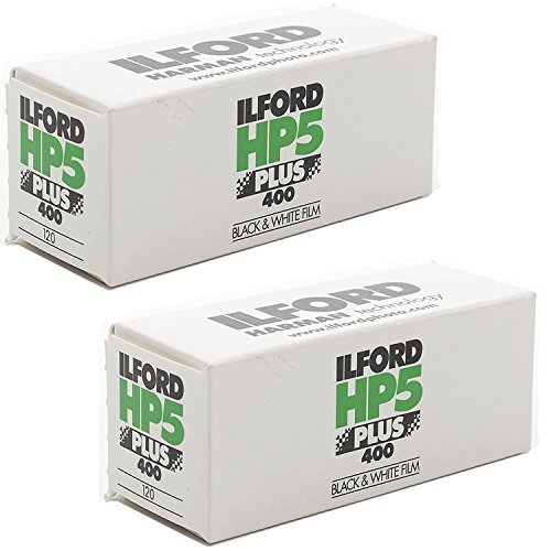 Черно-белая негативная пленка Ilford HP5 Plus ISO 400 (120 рулонов пленки), 2 упаковки