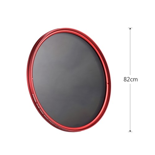 FOTGA 82mm Slim Fader Variable Filter Neutral Density ND2 to ND400 Red Y2Q6 - Picture 3 of 9