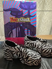 Funtasma 70's Disco Dance Platform Jazz ZEBRA FER JAZZ 02/ZB/FUR SIZE (L)