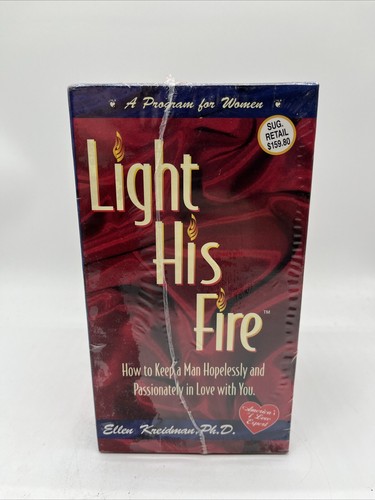Light His Fire A Program for Women 1997 Ellen Kreidma 4 VHS Tape Set New Sealed - Picture 4 of 7