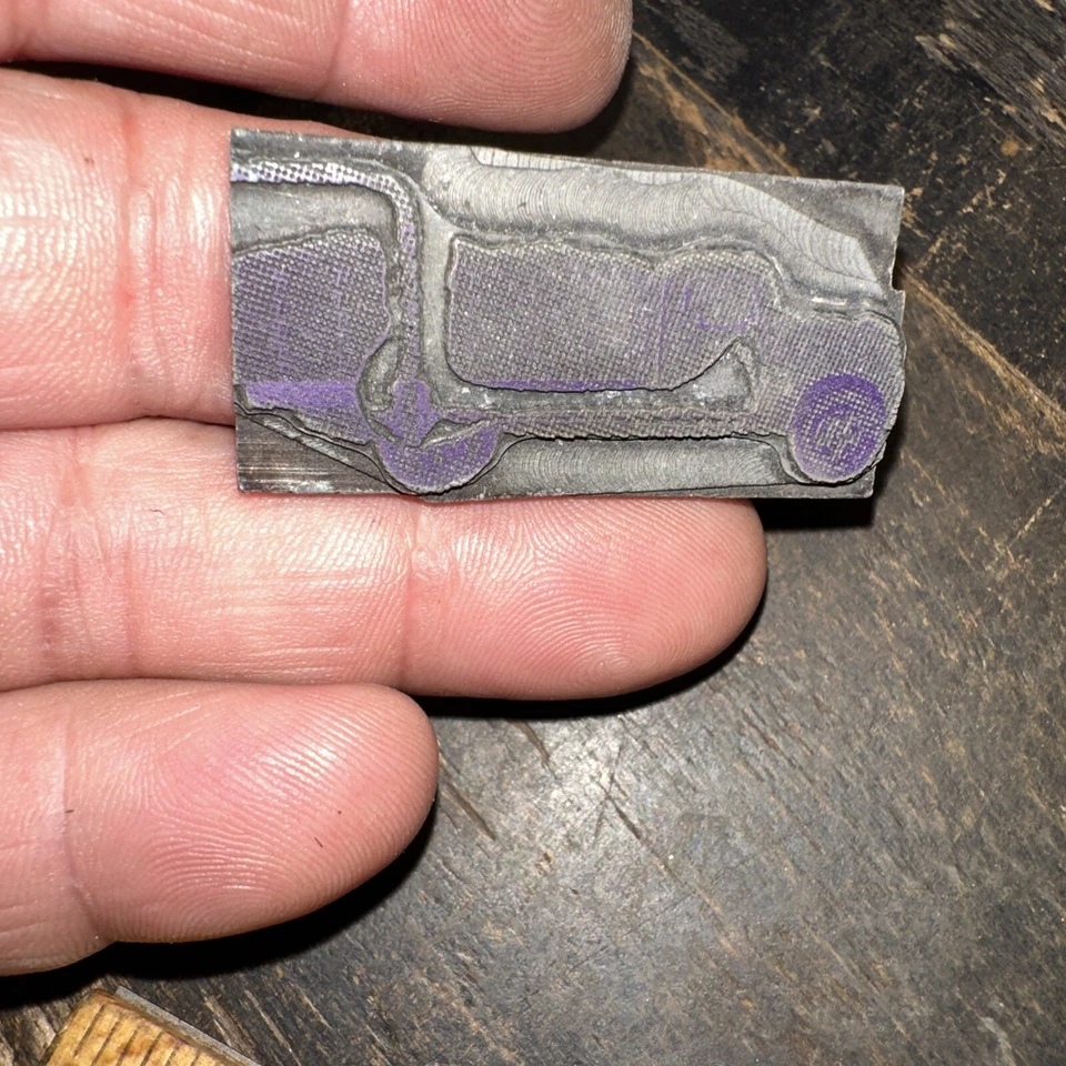 Printing Block ( Old Truck ) Needs Wood Block - Image 2 of 4