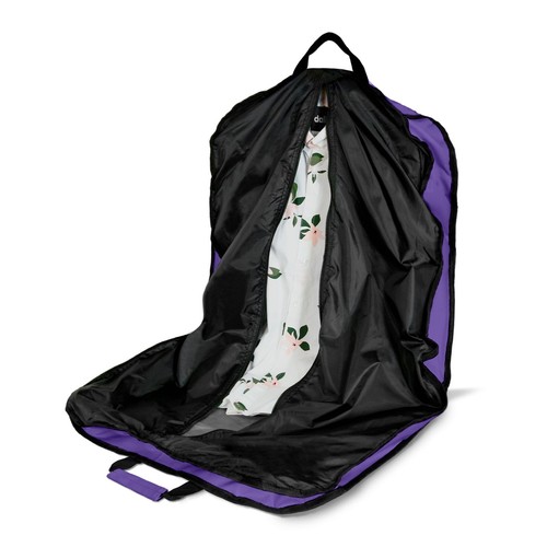 DALIX 39" Business Garment Bag Clothing Suits Dresses Cover Foldable Blue Black - Picture 26 of 71