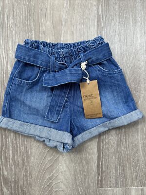 Denim Baby Girl Shorts 18 Months Next Baby Girl Denim Paper Bag