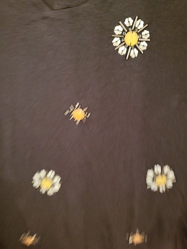 H&M Black Short Sleeve Top w/ Rhinestones Size XS - Picture 6 of 11