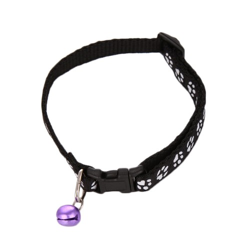1pc Cat Dog Collar Bell Cartoon Print Neck Strap Polyester Adjustable Buckle 、 - Picture 17 of 43