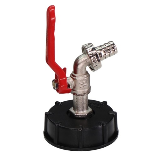 Robinet Raccord Avec Adaptateur S60x6 Pour Cuve 1000 L Récupérateur D'eau Jardin - Photo 4/12