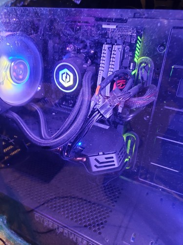 CyberPower AMD Ryzen 5 1600 six core 3.2Ghz 1TB 16GB Ram Win 10 x64 Gaming PC - Picture 7 of 8