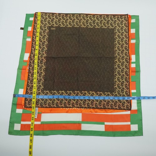 Sciarpa vintage Robinson Golluber Noracora Elwin mod fazzoletto mod stampa lux - Foto 18 di 23