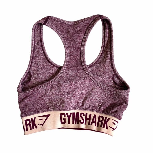 Gymshark Womens Racerback Sports Bra No Size Tag Approx Size XS Plum - Picture 2 of 2