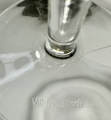 NWT Villeroy & Boch Champagne Glass Flutes Set of 6, 8-1/8" Tall - Picture 4 of 5