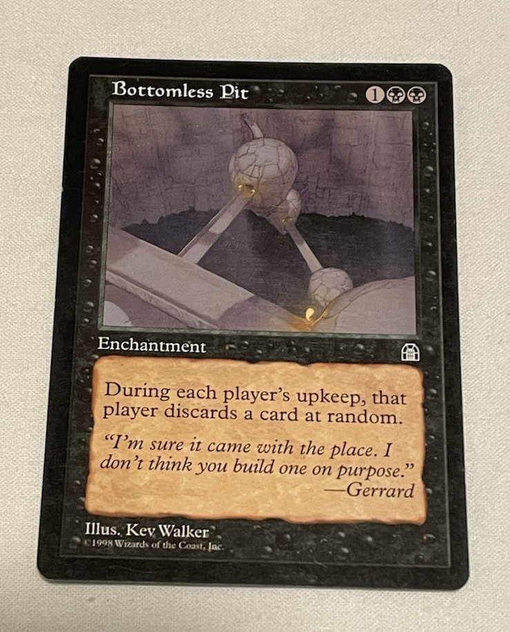1x Bottomless Pit - Stronghold - MTG - Magic the Gathering - LP