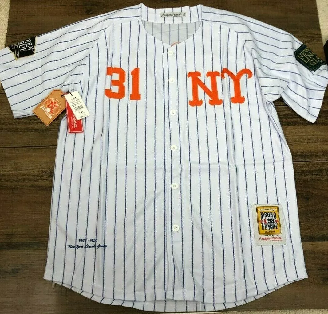 New York Lincoln Giants Negro League Authentic Baseball Jersey by Headgear  NEW