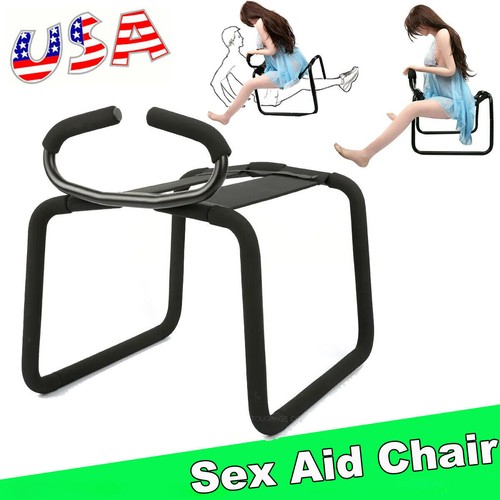 2X 300LB Sex Aid Bounce Tool Sex Chair With Armrest Couple Love Position Stool - Picture 1 of 16