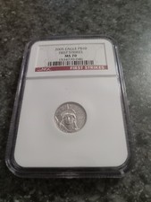 2005 $10 Platinum Eagle 1/10 oz MS70 FIRST STRIKE NGC Better Date LOW PRICE!! 2346.00 per troy oz