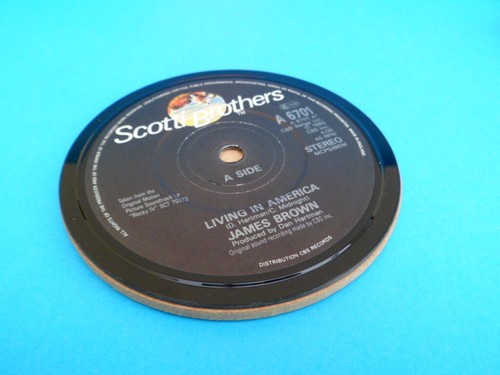 DRINKS COASTERS Upcycled HARD ROCK Vinyl Record Singles Hit Songs LIST 5 - Picture 396 of 984