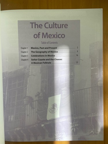 Grade 1 Core Knowledge History & Geography The Culture Of Mexico - Picture 2 of 3