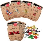 Valentines Day Gifts for Kids - 30 Pack Love Bug Card Bulk 6 Different Bugs Toy