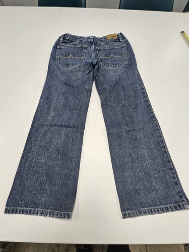Urban Pipeline straight leg fit size 10 Husky blue denim with suspender loops - Picture 3 of 24