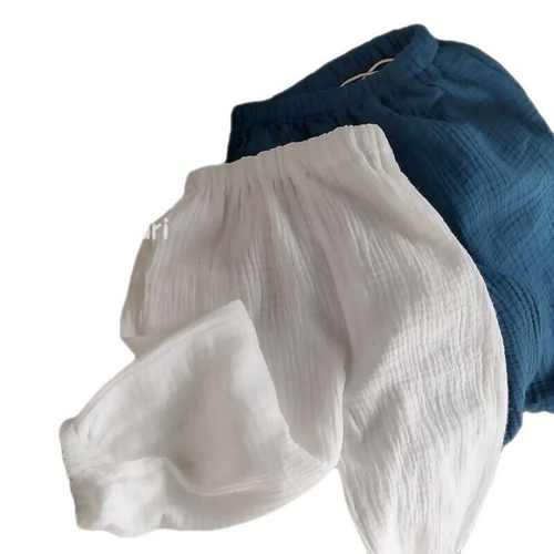 Dünne durchgehende Baumwollgarnhose Herren und Damen Unterhose bequeme lange Hose - Bild 12 von 15