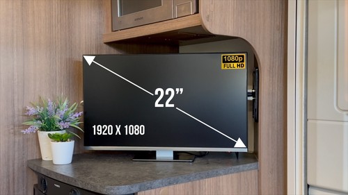 REF* Falcon 22" WebOS Smart TV - FHD, Integrated DVD Player, Bluetooth 5.0 - Picture 5 of 16