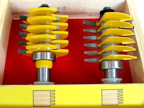 2 Stck. 1/2 Zoll SH Verstellbare Box & Fingergelenk Router Bit Set S - Bild 5 von 12