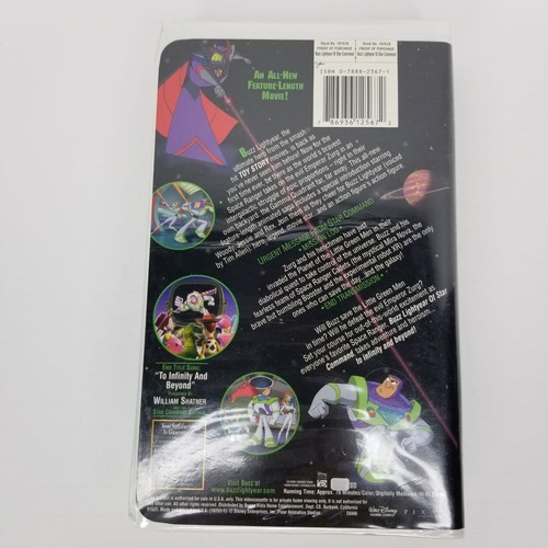 Disney Pixar VHS Klappschale Buzz Lightyear of Star Command Das Abenteuer beginnt - Bild 5 von 5