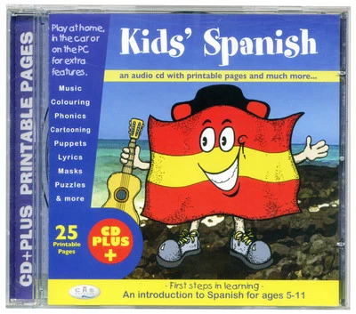 KIDS SPANISH (CD audio & rom) First language learning cd. Age 5+ NEW & WRAPPED