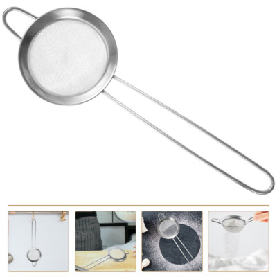 Stainless Steel Mesh Hand-operated Flour Sifters for soldes Household Kitchen Sieve