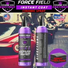 FORCE FIELD CERAMIC CAR COATING SPRAY PRO PAINT SEALANT POLISH NEVER WAX AGAIN