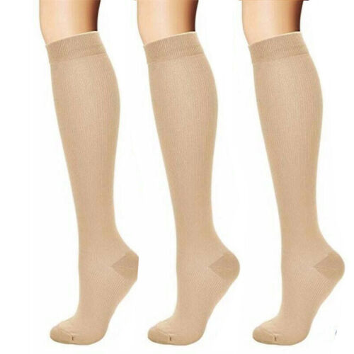 3 Pairs Medical Compression Socks 20-30 mmHG Foot Running Pain Relief - USA Ship - Picture 6 of 18