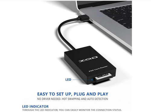 Portable High-Speed USB 3.0 External Card Reader XQD Compatible Easy Installat - Afbeelding 6 van 6