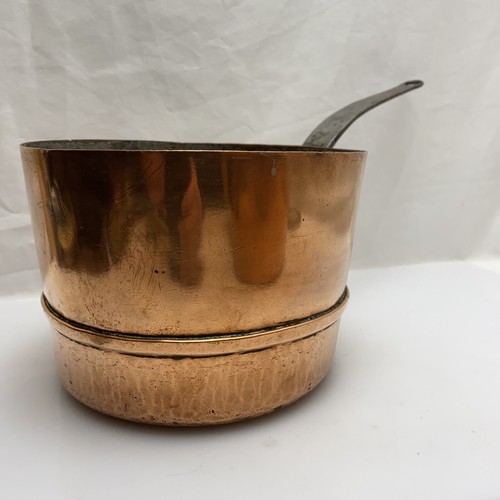 Kupferpfanne Ø 17,5Cm Höhe Ca 13Cm mit Stiele - Bild 2 von 12