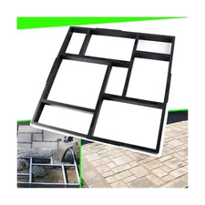 CJGQ 20"x20"x1.8" Plus Size Walk Maker Reusable Concrete Path Maker Molds Ste...