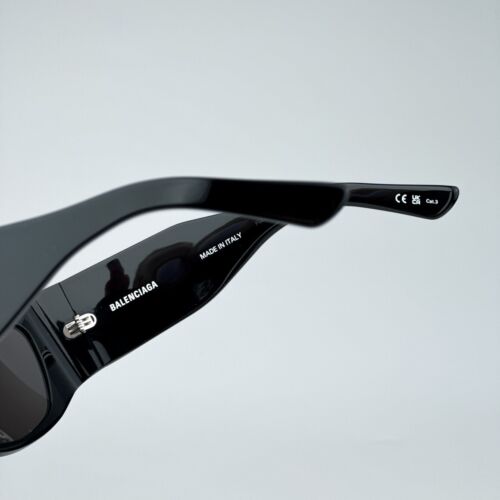 Balenciaga Herren Sonnenbrille schwarz grau geometrisch BB0329S BRANDNEU - Bild 3 von 10